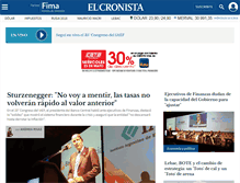 Tablet Screenshot of cronista.com